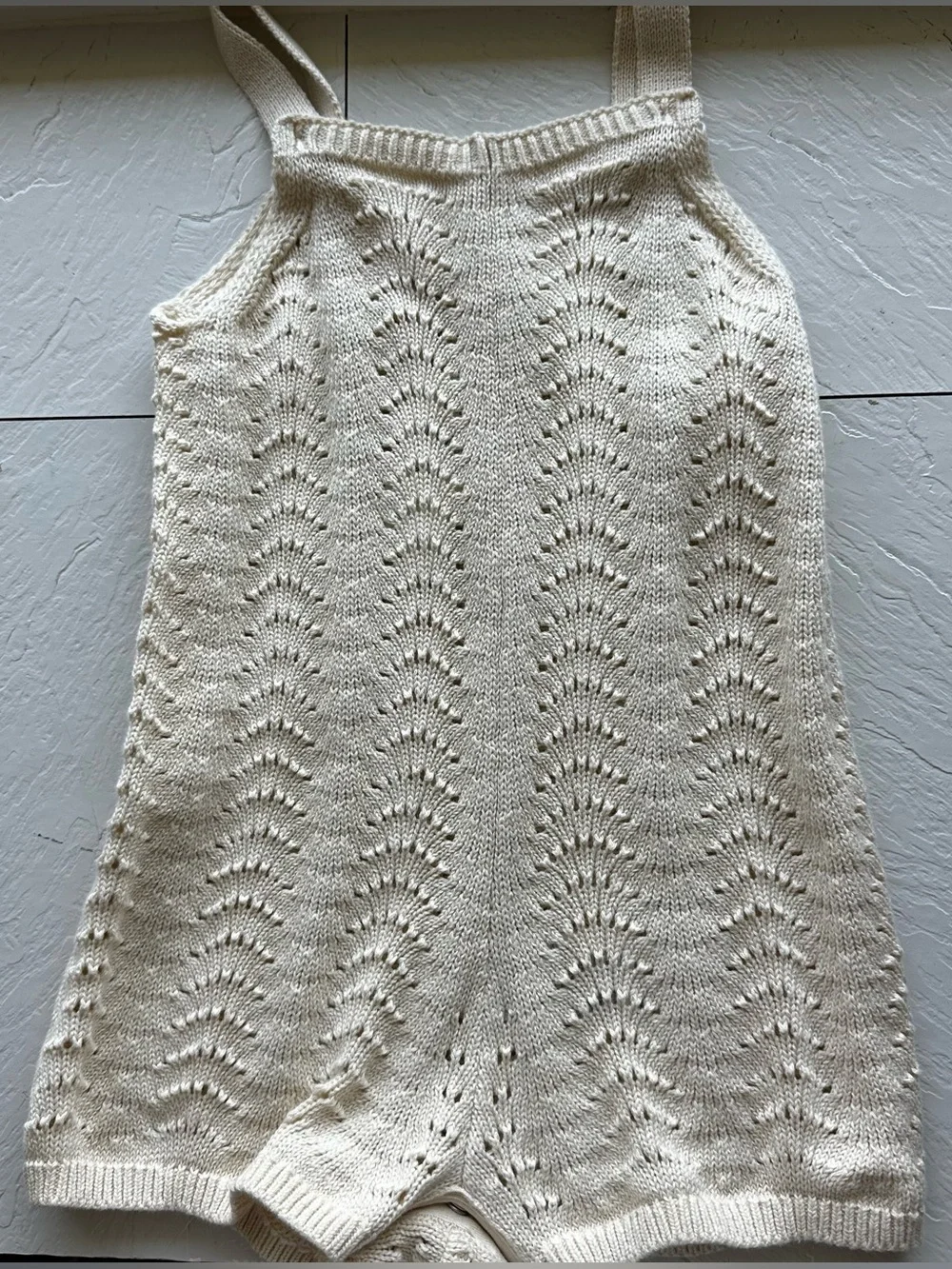 Baby gap nwt Baby Crochet Sweater Romper